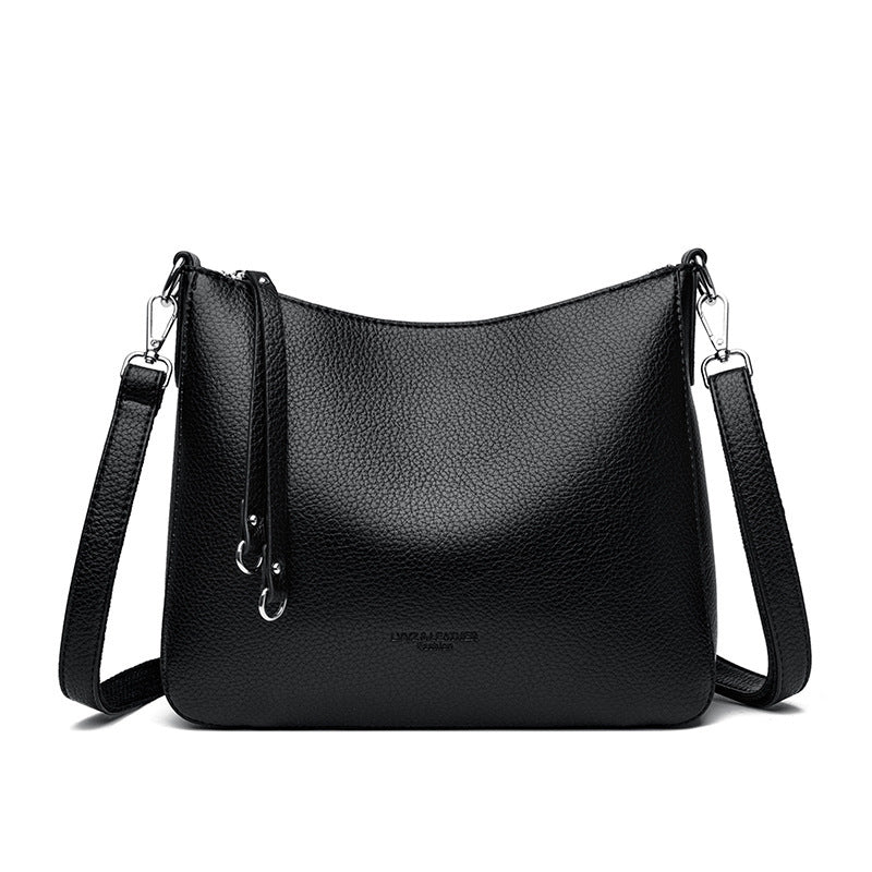 New Genuine Leather Fashion Niche Shoulder Crossbody Bag