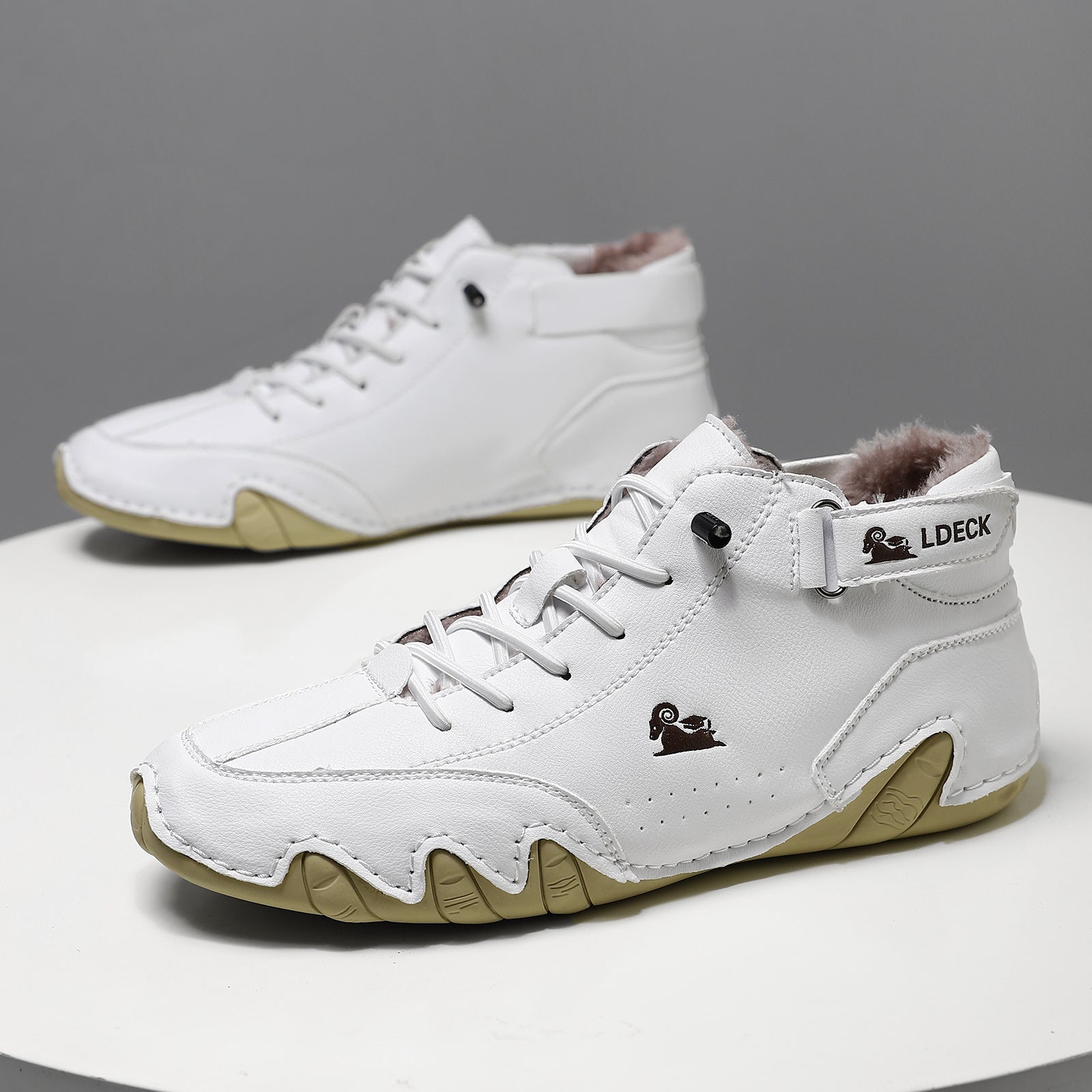 Winter Fleece-lined Large Size Octopus Men's Martin Boots