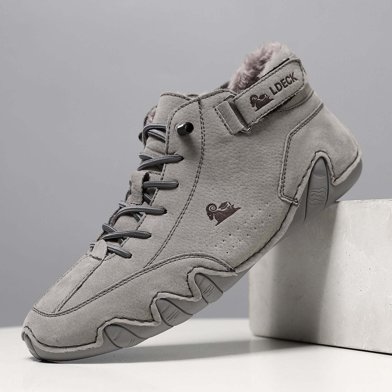 Winter Fleece-lined Large Size Octopus Men's Martin Boots