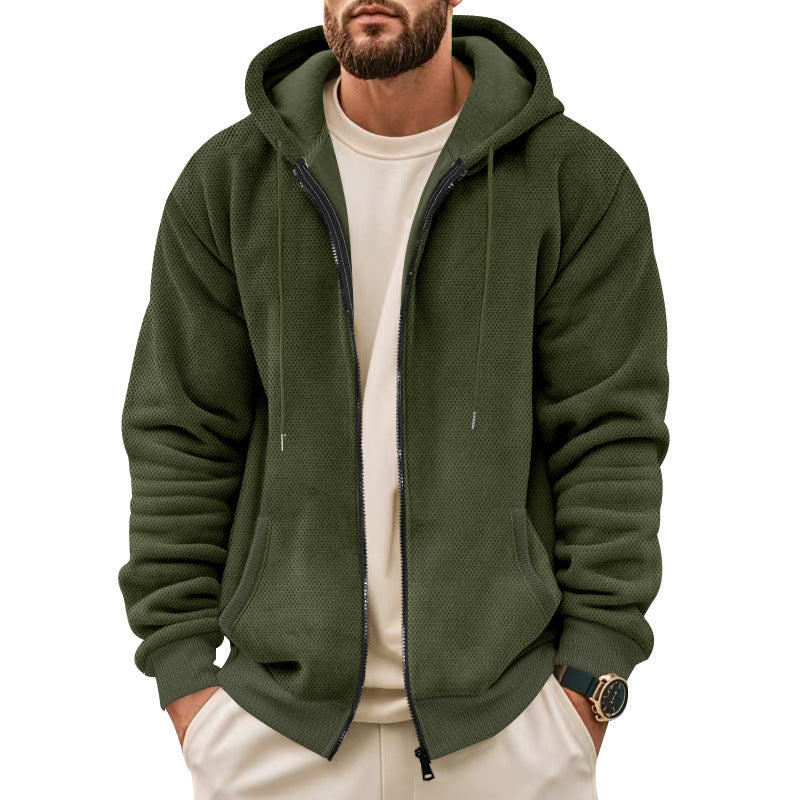 Fashion Casual Zippered Hooded Sweatshirt For Men
