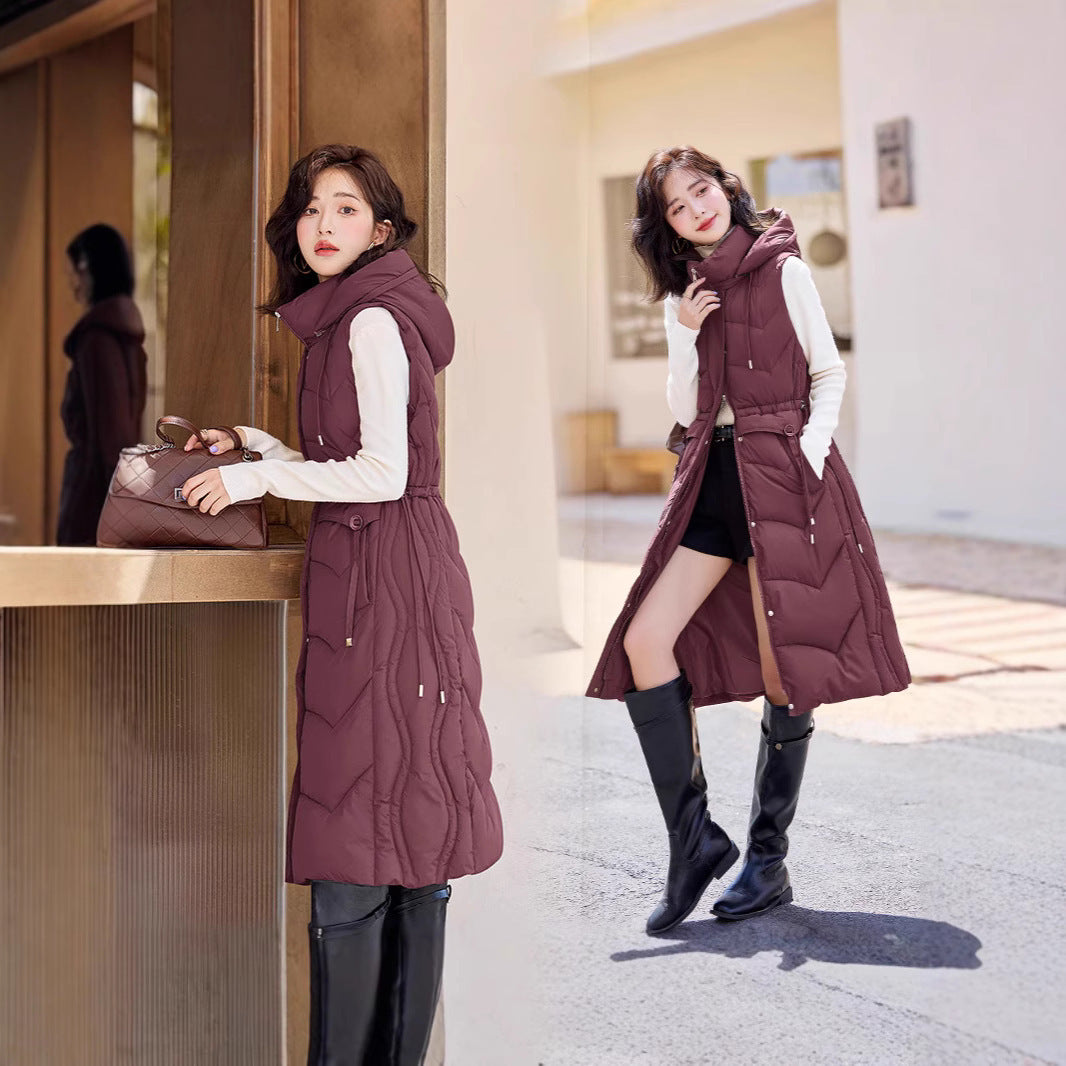 Fashion Good Quality Hooded Vest Jacket