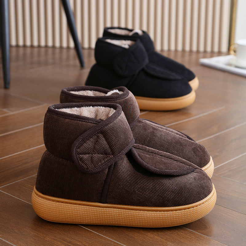 Large Opening Warm Boots With Anti-slip Rubber Soles For Men And Women