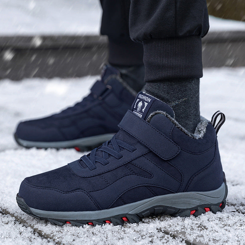 Women's High-top Fleece-lined Walking Shoes